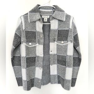 Super soft plaid jacket